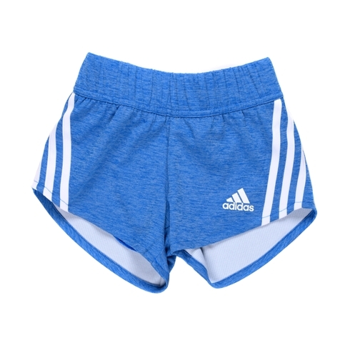 Adidas Girls  3Stripes Knit  Shorts-Blue