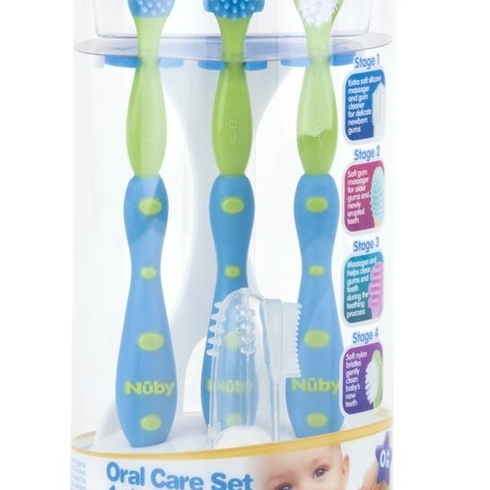 Nuby Oral Care Set Blue
