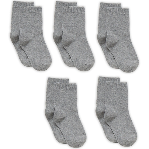 Boys Socks - Pack Of 5 - Grey