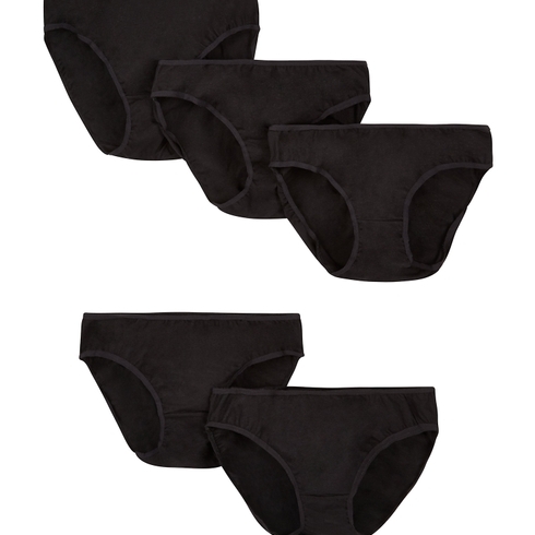 Women Maternity Mini Briefs - Pack Of 5 - Black