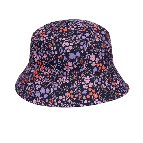 Girls Sun Hat Floral Print - Multicolor