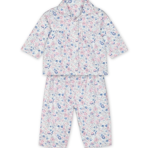Girls Full sleeves Floral print Pyjamas - Multicolor