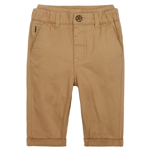 Boys Chino Trousers - Brown
