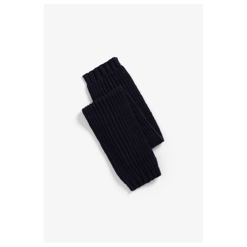 Boys Cable Knit Scarf - Navy