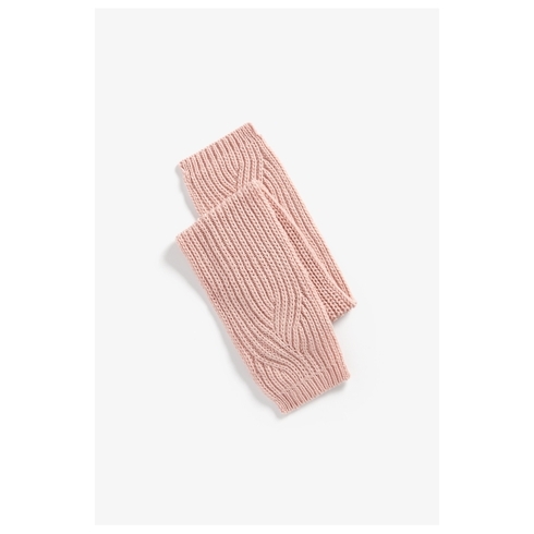 Girls Scarf Cable Knit - Pink