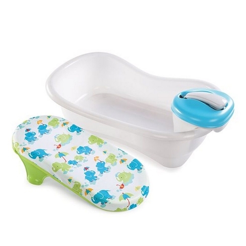 Summer infant newborn to toddler baby bather blue