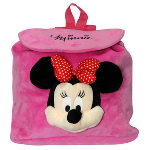 Disney minnie character face on bag multicolor