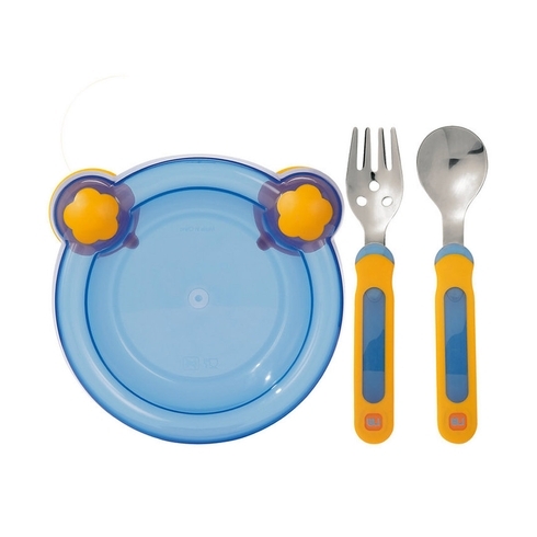 Mothercare tiny dining suction plate blue
