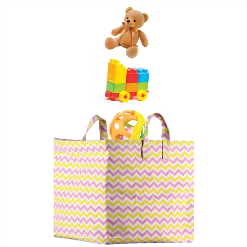 Polka tots zic zaz toy storage organizer multicolor