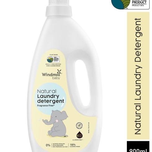 Windmill baby natural plant based laundry detergent yellow 900ml