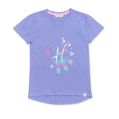 H by hamleys girls underwater magic t-shirt- purple pack of 1