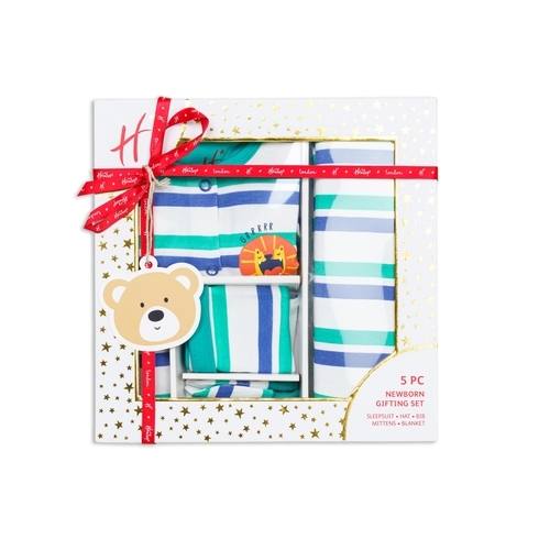Boys  Gift Sets -Pack of 5-Green Multi
