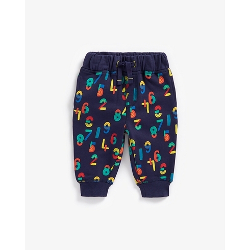 Boys Jogger Number Print-Navy