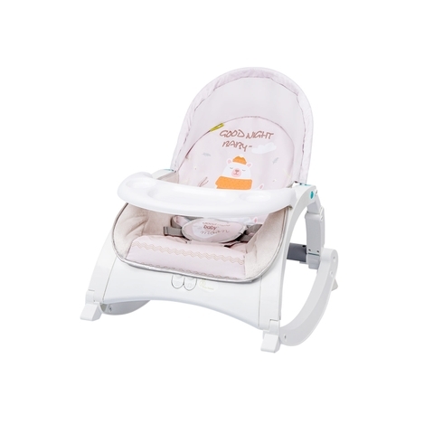 R for rabbit rock n play rocker cream grey