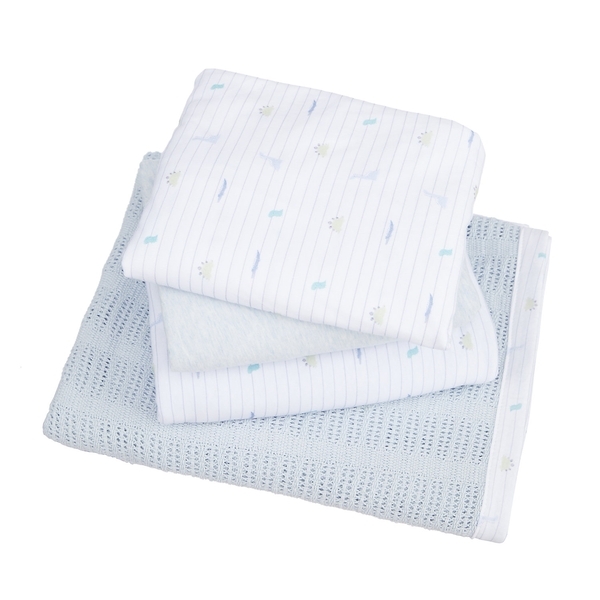 Buy Mothercare Sleepysaurus Cot Bed Starter Set Blue Online at Best Price Mothercare India