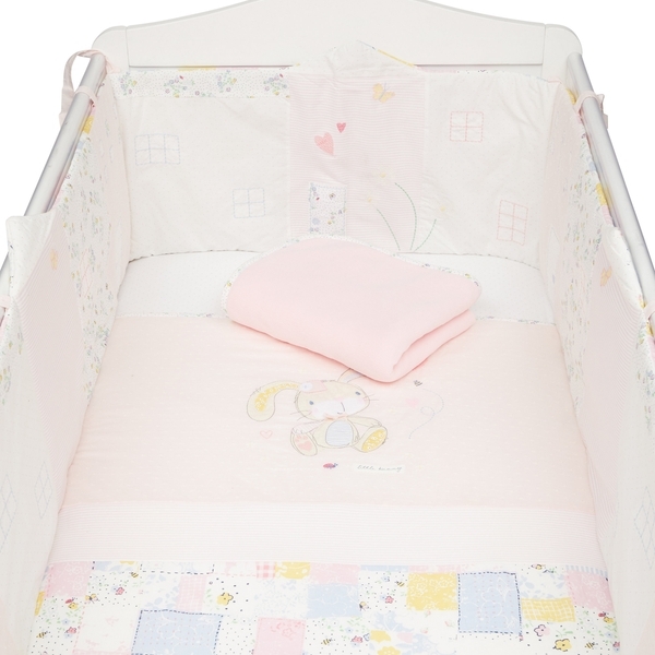 Buy Mothercare Spring Flower 4 piece Bed In Bag Bedding Set Pink Online at Best Price