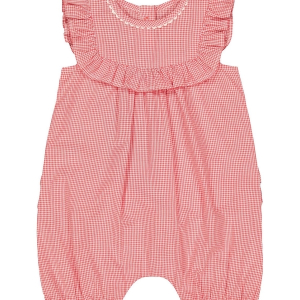 Buy Red Gingham Romper Online at Best Price Mothercare India