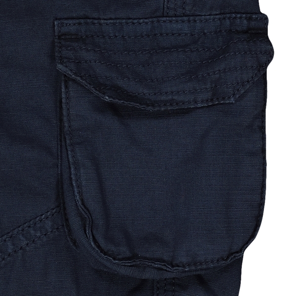 Navy Slim Fit Cargo Trousers  Matalan