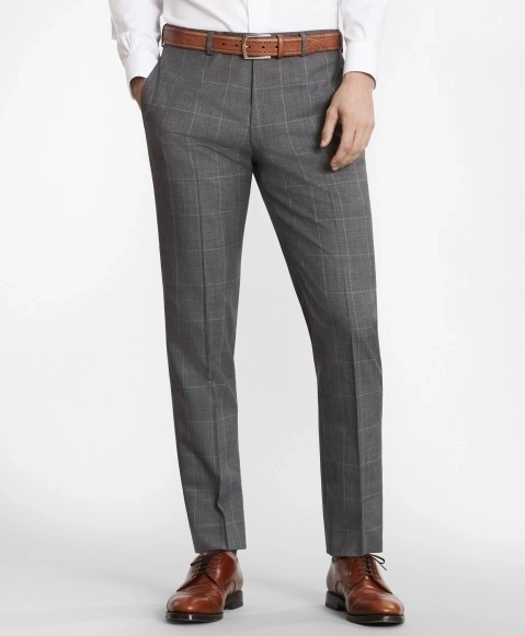 Buy Brooks Brothers Regent Fit WoolBlend Pant Blue 32 at Amazonin