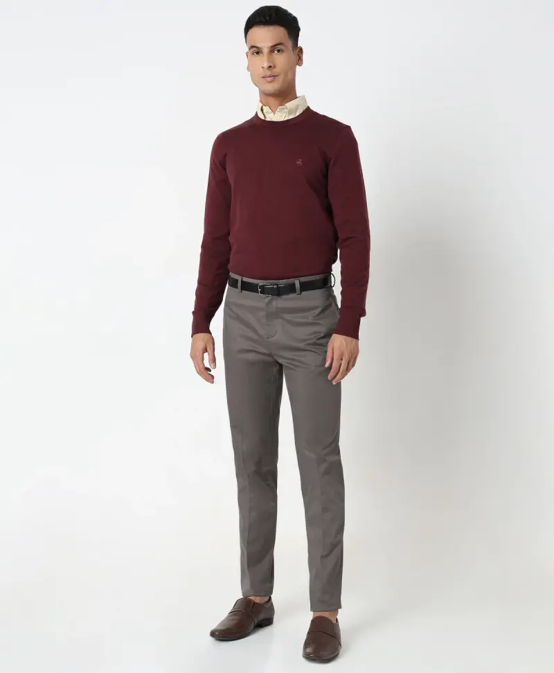 トップス WAKE MINNANO CREWNECK SWEATER GREY WAKE MINNANO CREWNECK SWEATER GREY