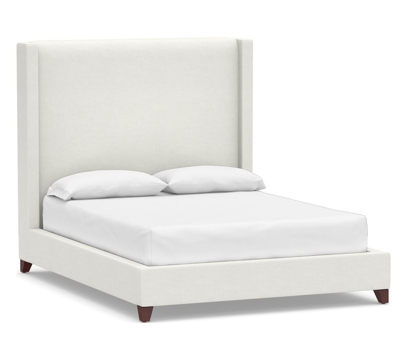Harper Upholstered NonTufted Tall Bed without Nailheads