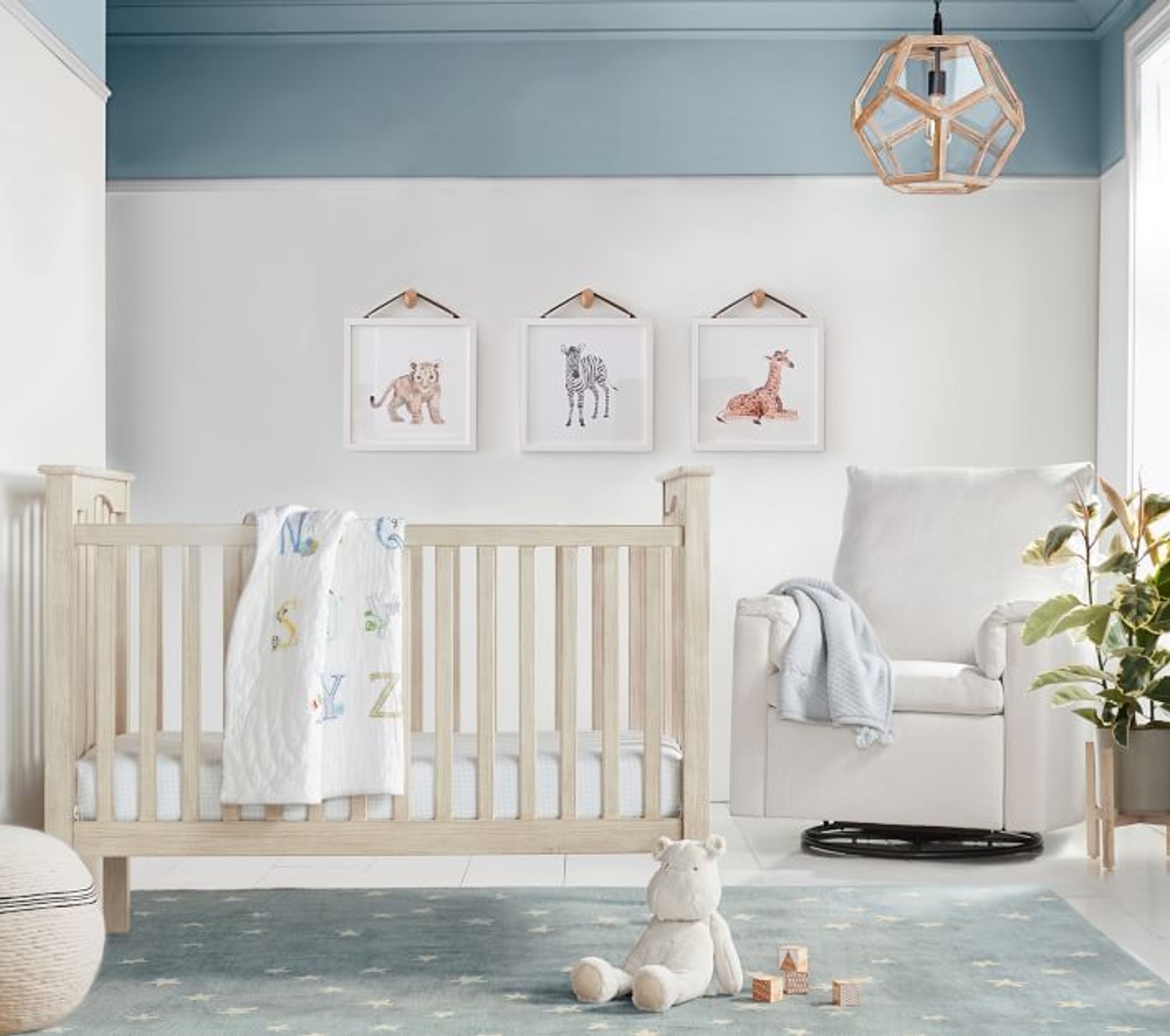 Kendall Convertible Crib Weathered White