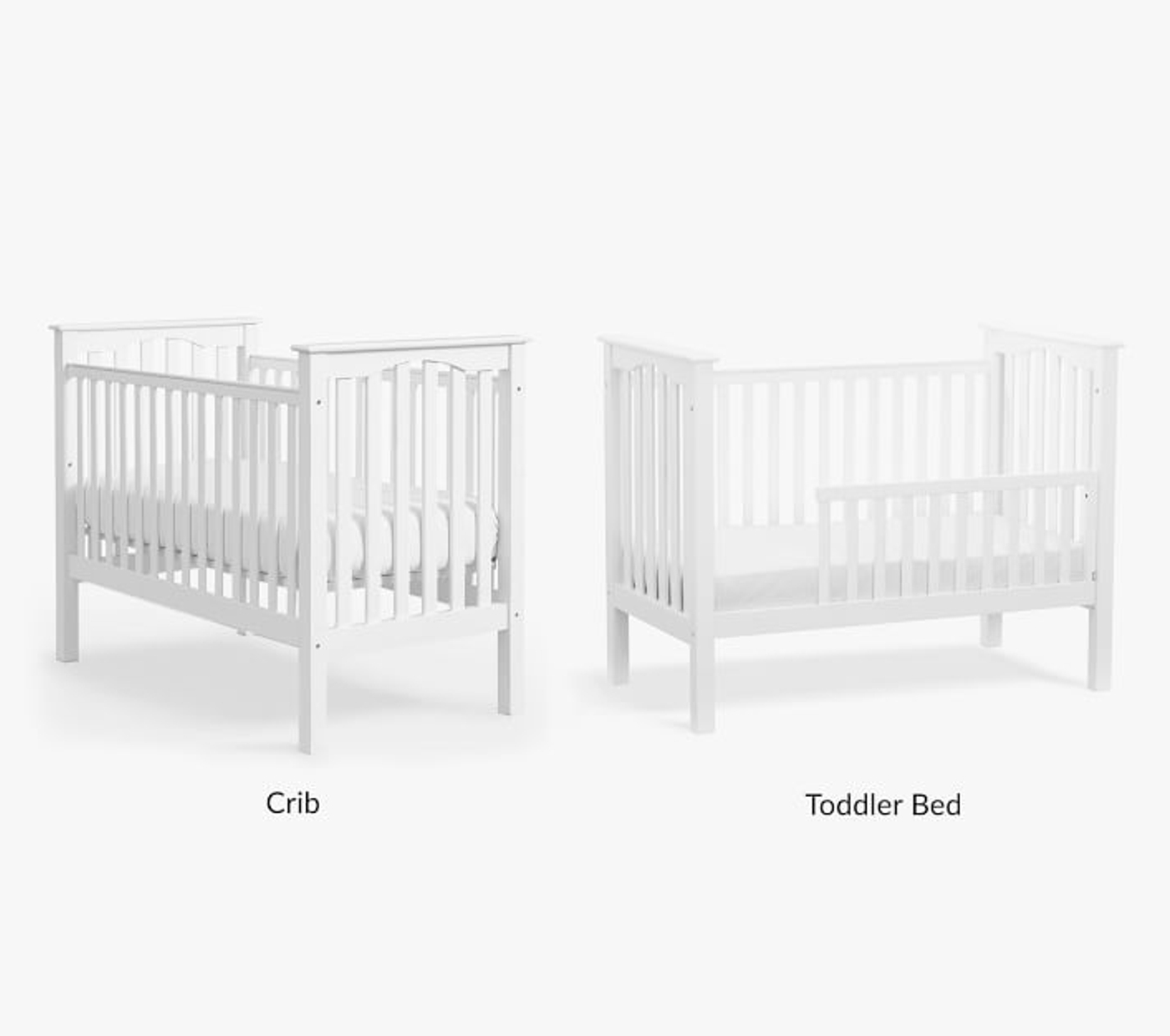 Kendall Convertible Crib Weathered White