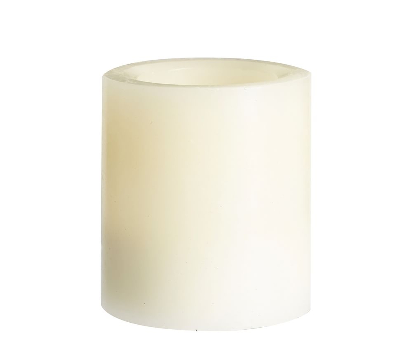 Standard Flameless LED Pillar Candle Ivory