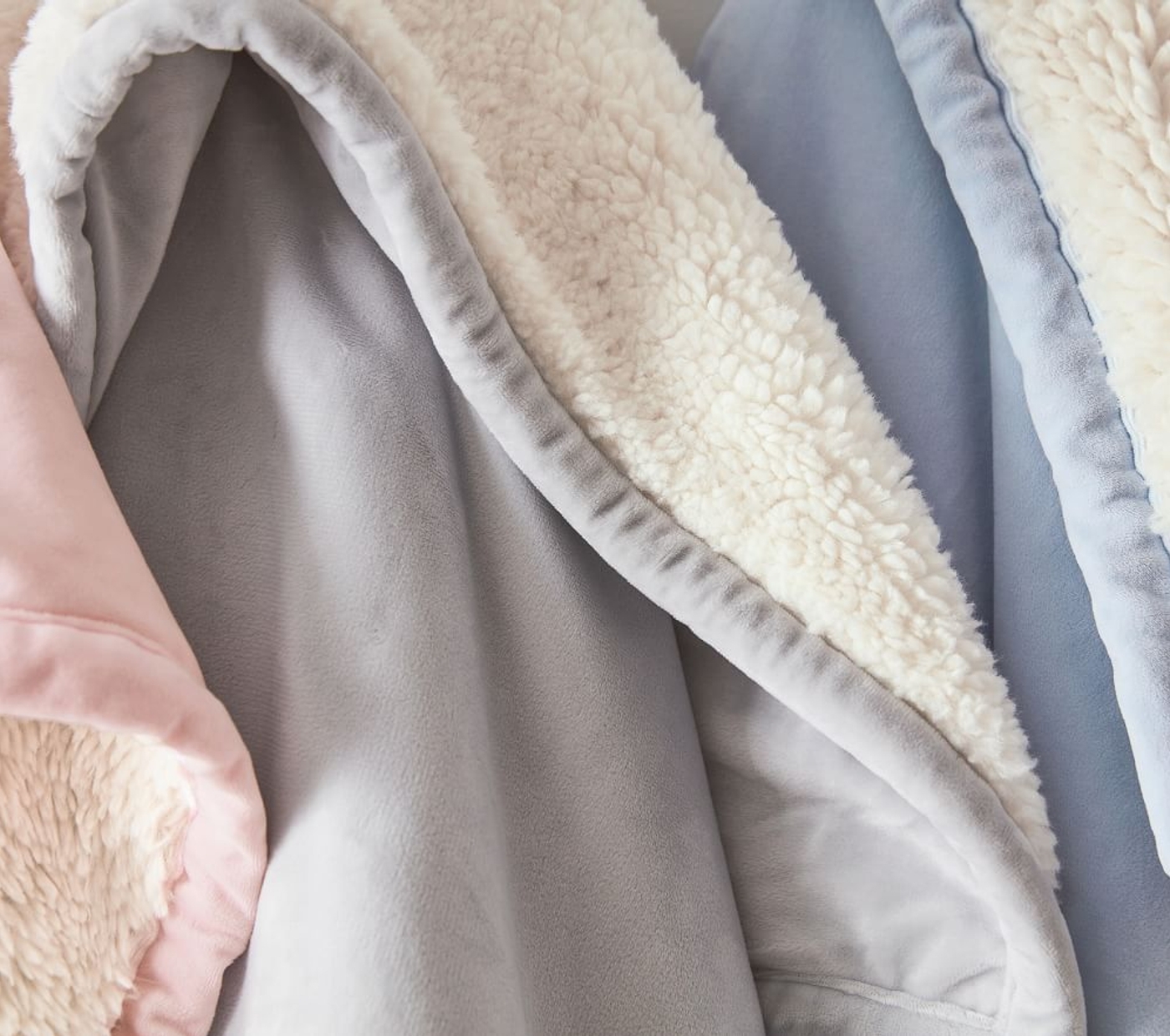 Sherpa Baby BlanketGray