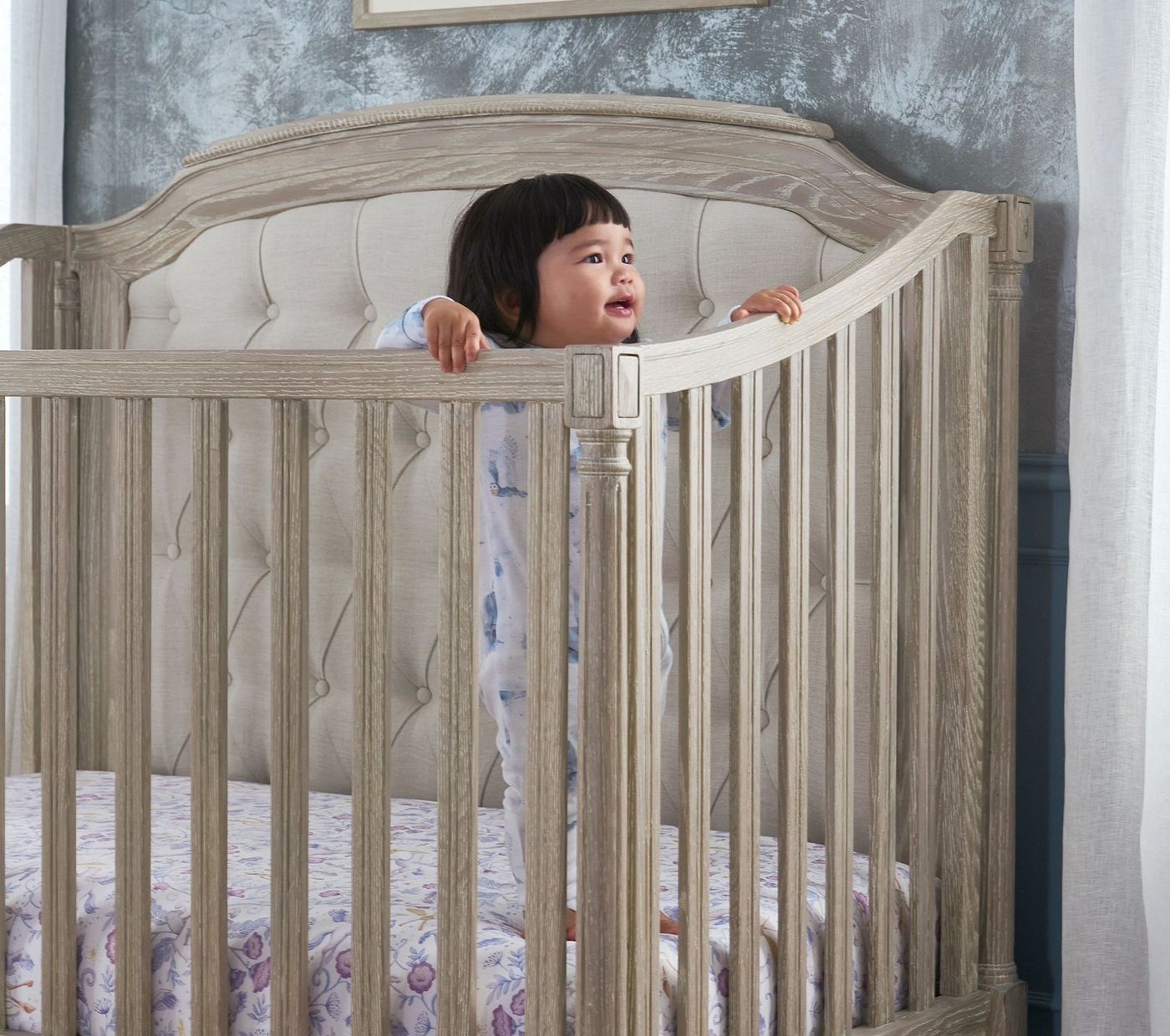 Blythe 3In1 Upholstered Convertible Crib