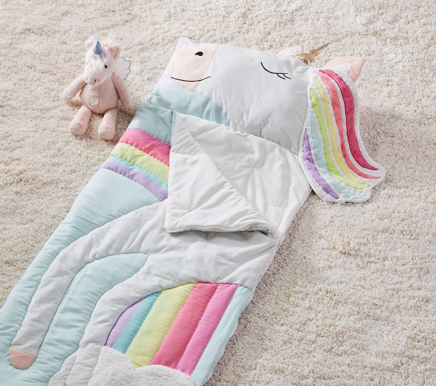 Sherpa Sleeping Bags from Pottery Barn Kids are Perfect Christmas Eve Gift   NYMetroParents