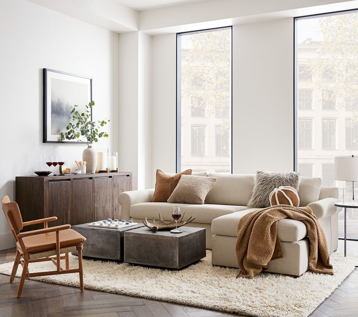 Cozy Teddy Faux Fur Pillow Covers