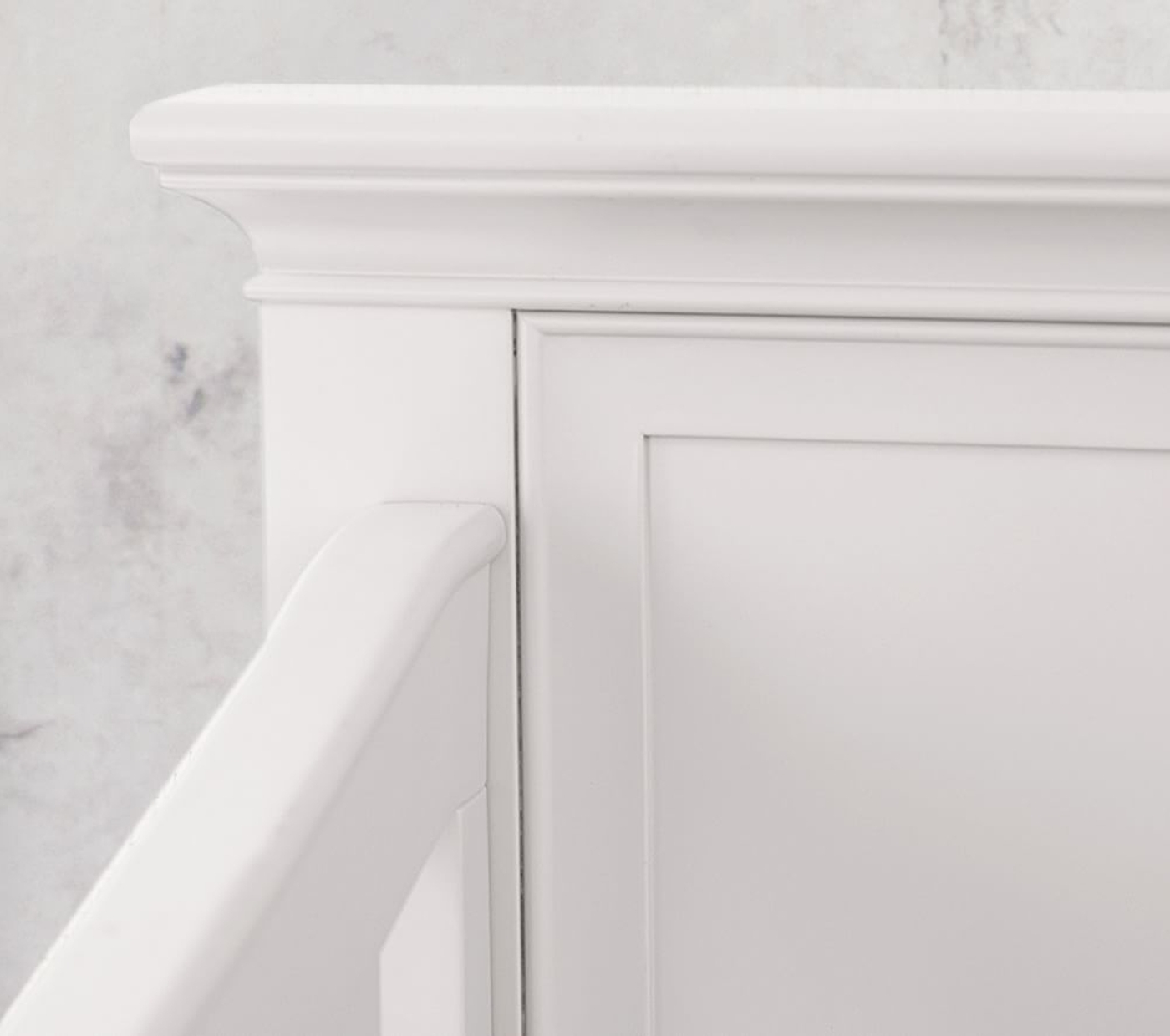 Larkin 4In1 Convertible Crib Simply White