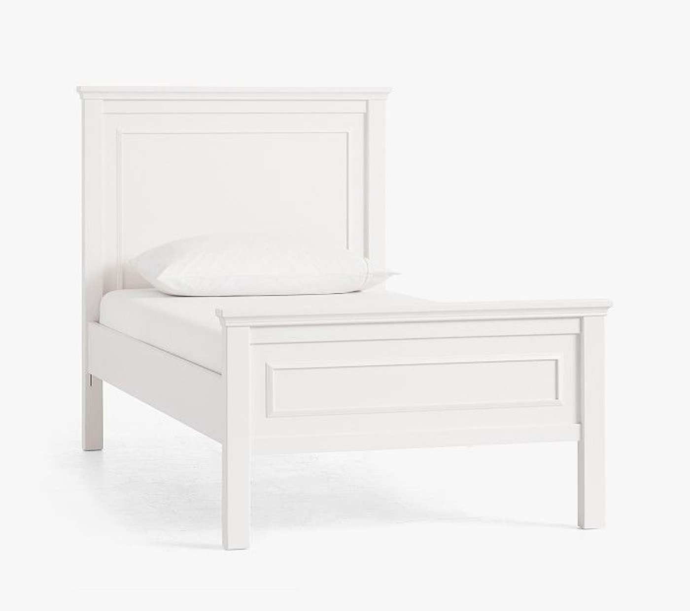 Fillmore Low Footboard Bed, Twin, Simply White