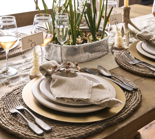 Mendocino Stoneware Salad Plates -Set of 4