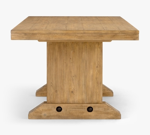 Fort Wood Extending Dining Table, Smoked Nutmeg