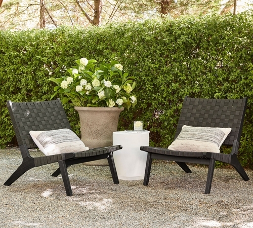 Pomona Indoor/Outdoor 18" Concrete Round Side Table