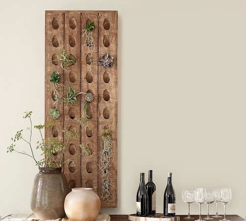 Decorative French Wine Riddling Rack, 21 x 57"
