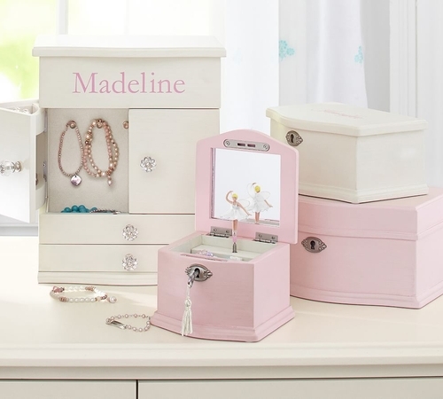 Abigail Jewelry Box - Pink