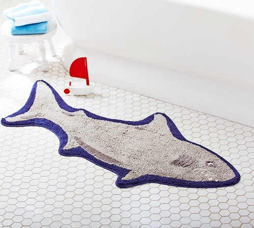 Shark Shaped Bath Mat