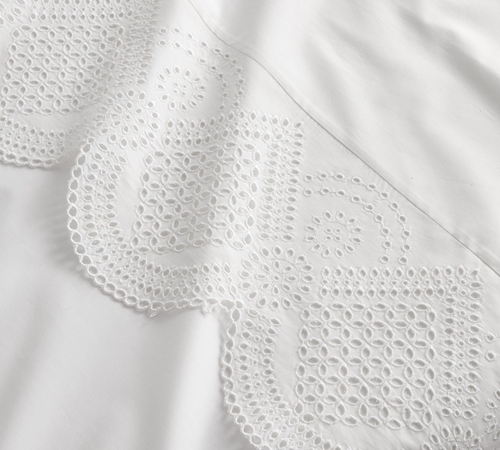 Eyelet Pillowcases - Set of 2