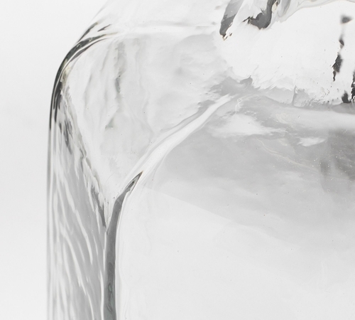 Handcrafted Cafe Hammered Glass Vase