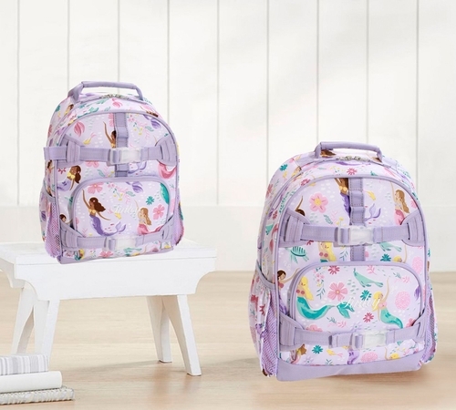 Mackenzie Lavender Floral Blooms Backpacks