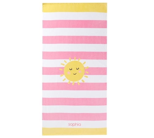 Sunshine Stripe Beach Towel