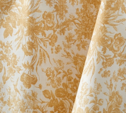 Sorrel Toile Print Organic Tablecloth