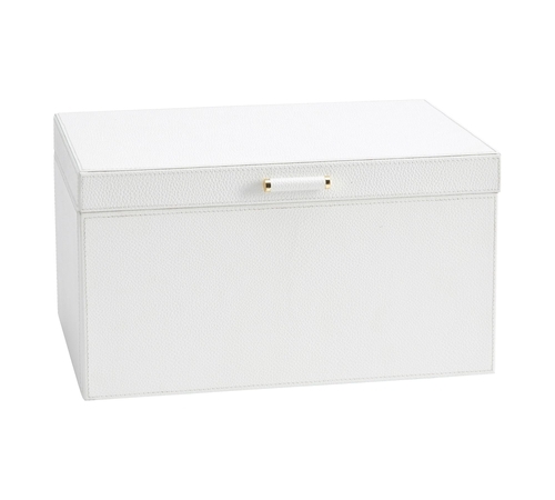 Quinn Leather Jewelry Box - Foil Debossed