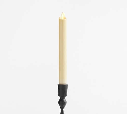 Premium Flickering Flameless Wax Taper Candle