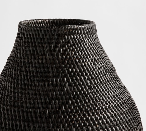 Woven Rattan Vase Collection