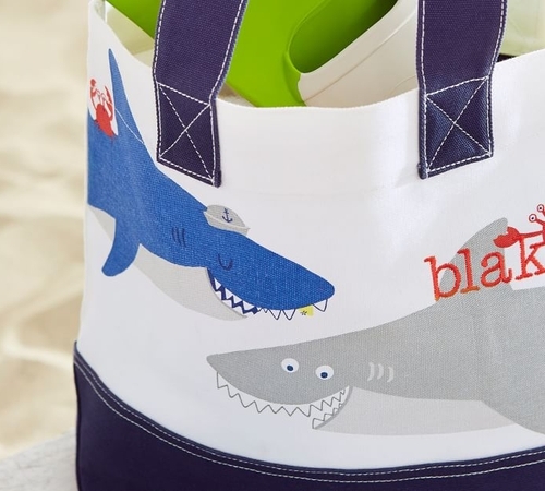 Nautical Shark, Kid Tote
