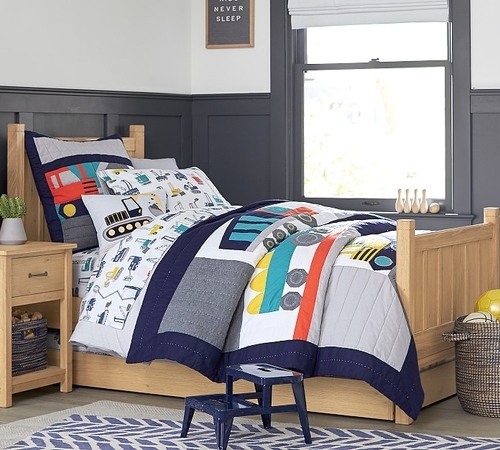 Jax Construction Organic Sheet Set and Pillowcases